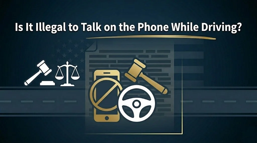 Talking on the phone while driving