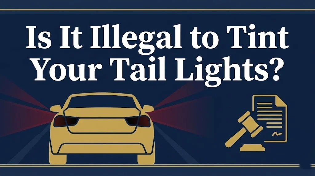 Tinting your tail lights