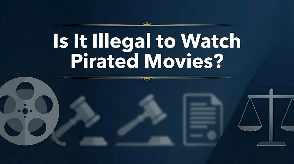 Watching a pirated movie