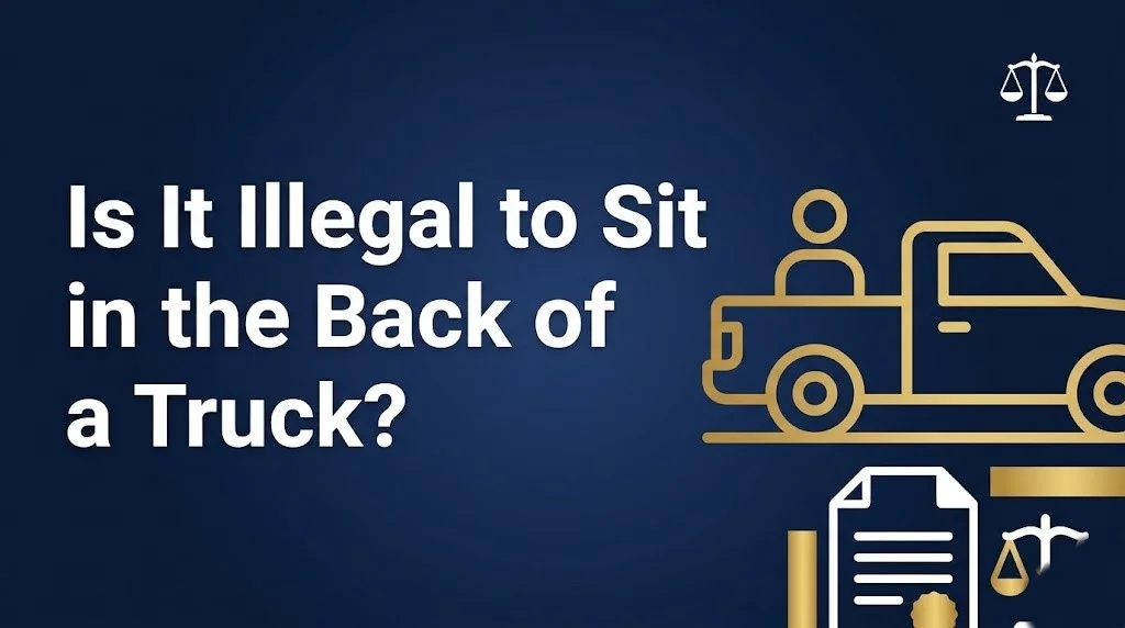 back of a truck