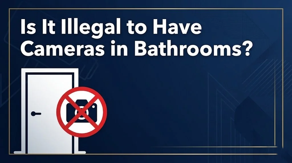 Is It Illegal to Have Cameras in Bathrooms? 2026 Laws