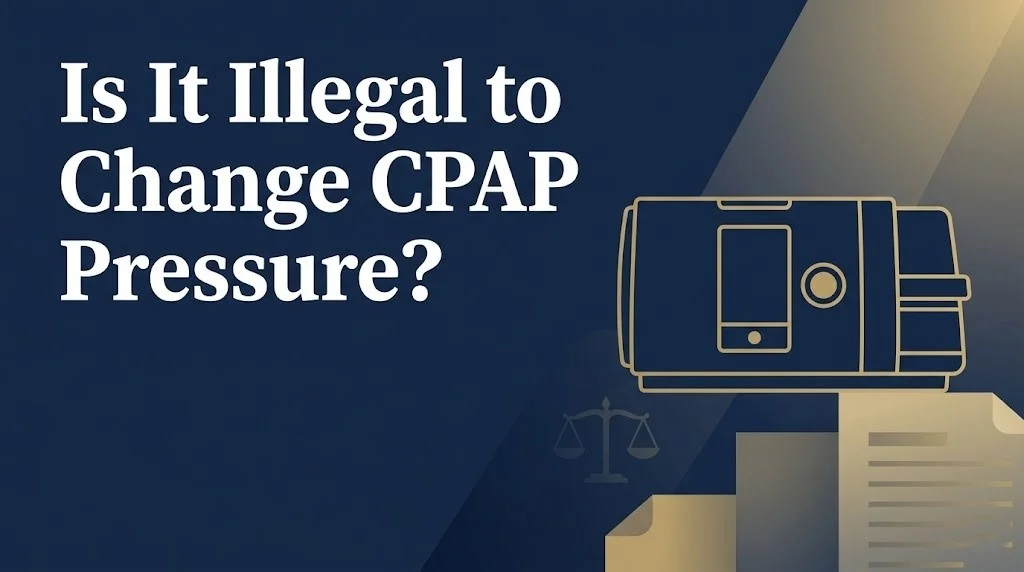 change your CPAP pressure settings