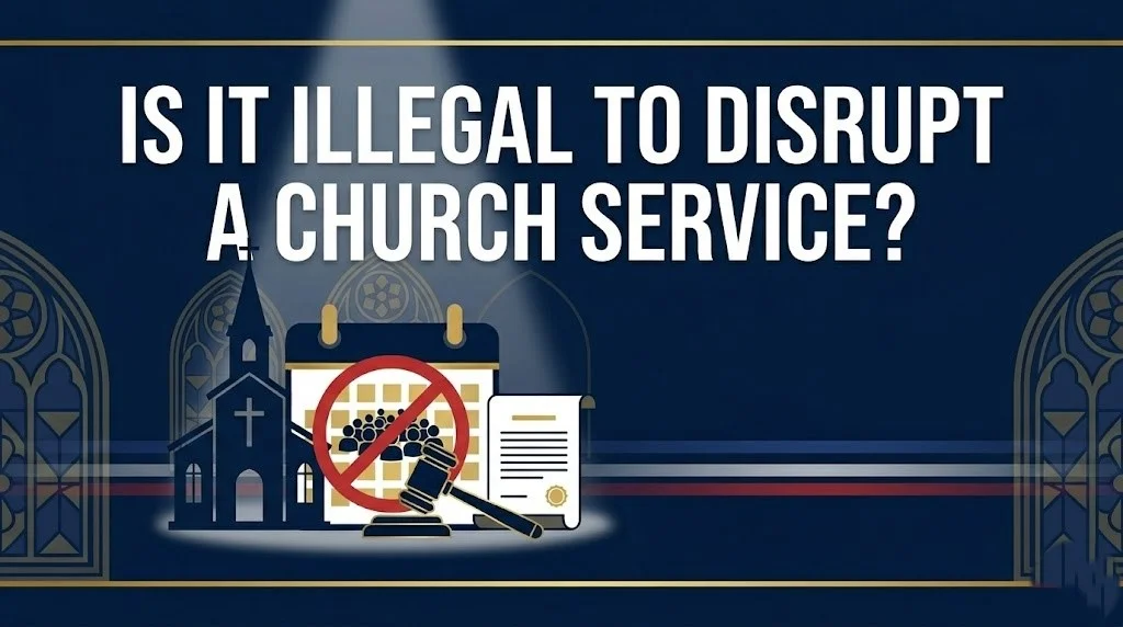 disrupting a church service