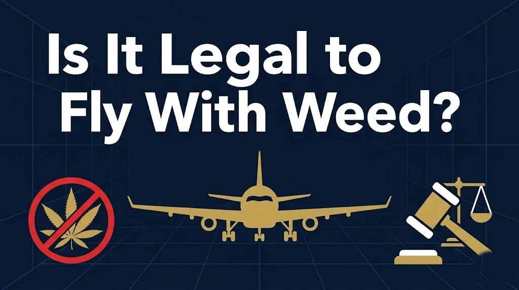 fly with weed