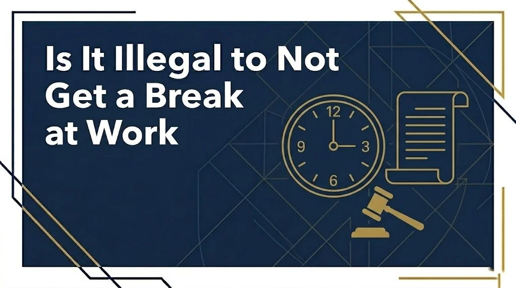 get a break at work