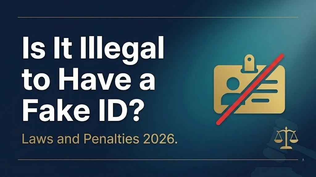 having a fake ID