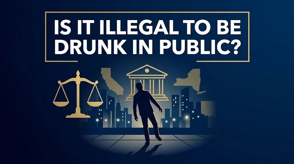 being drunk in public