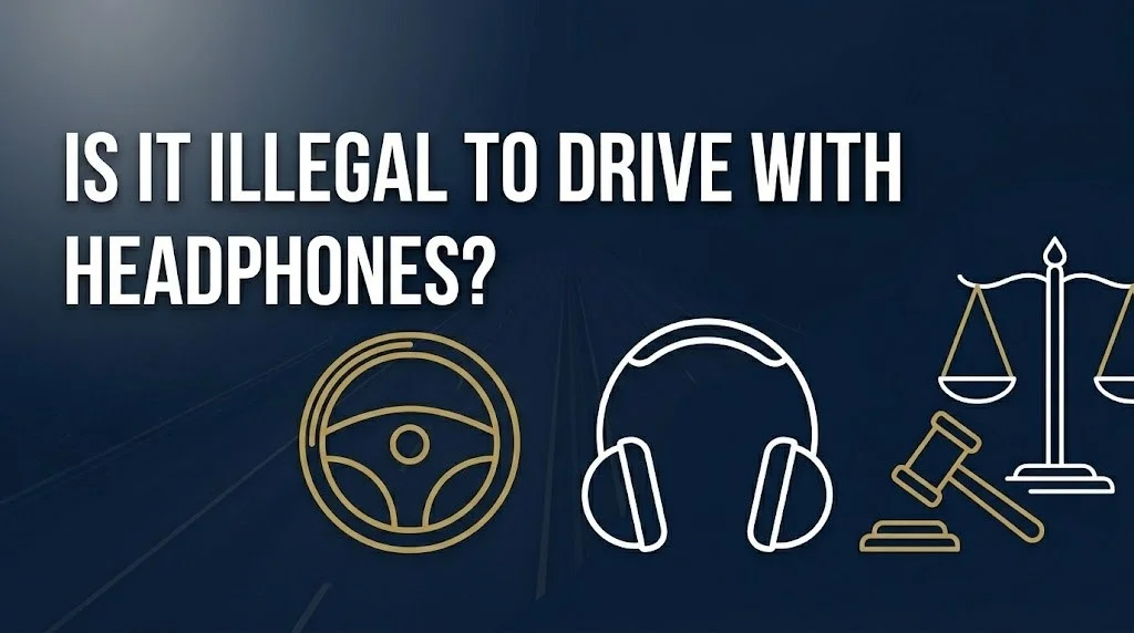it is illegal to drive with headphones