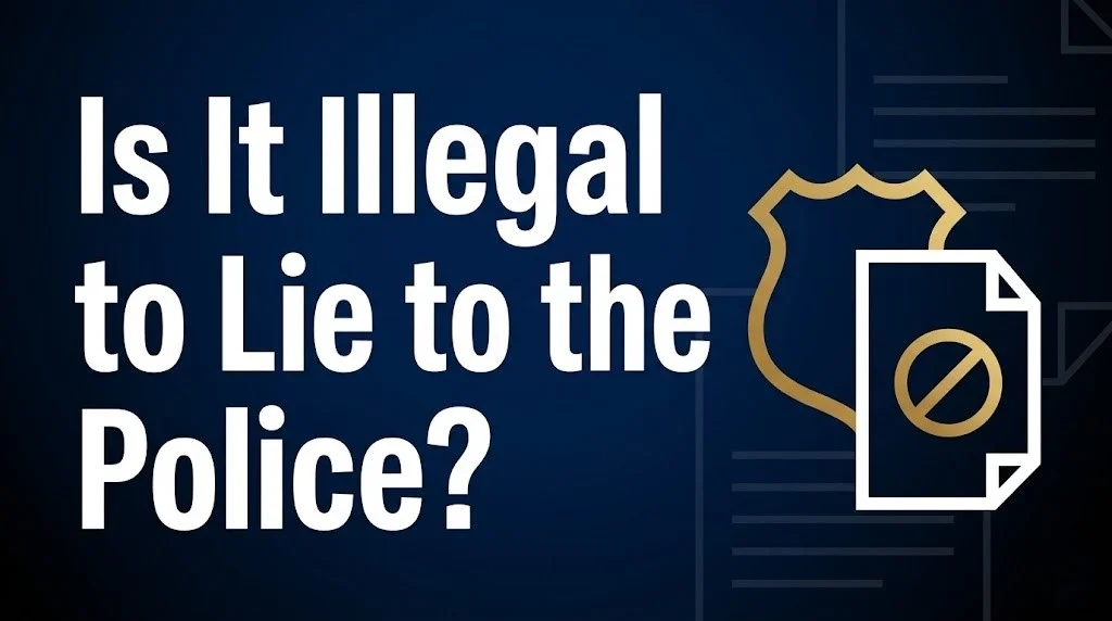 lie to the police