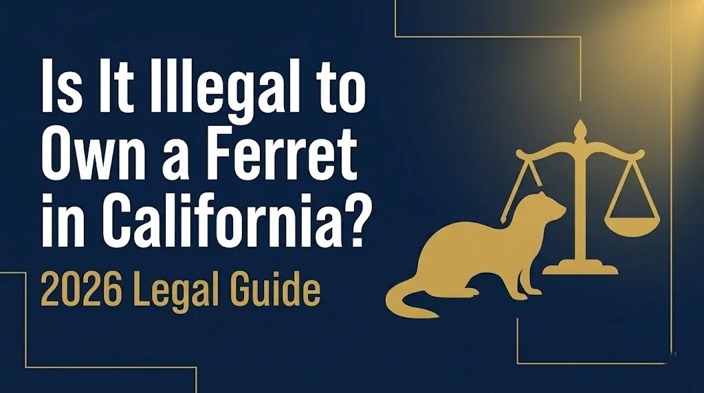 owning a ferret in California