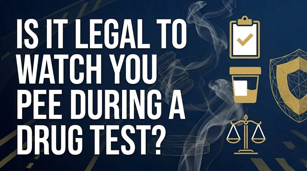 Is It Legal to Watch You Pee for a Drug Test? 2026