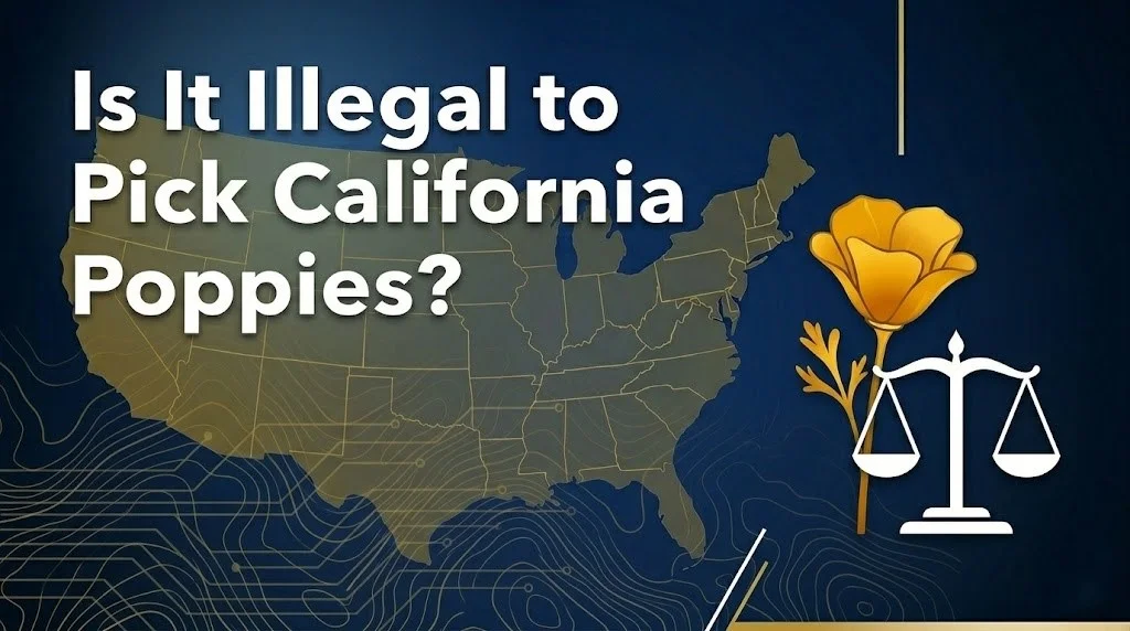 pick California poppies