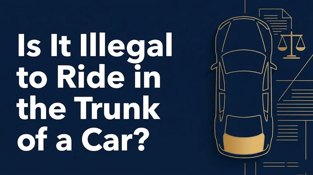 riding in the trunk of a car