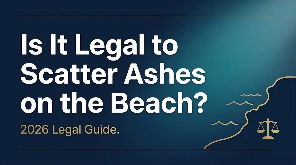 scatter ashes on the beach