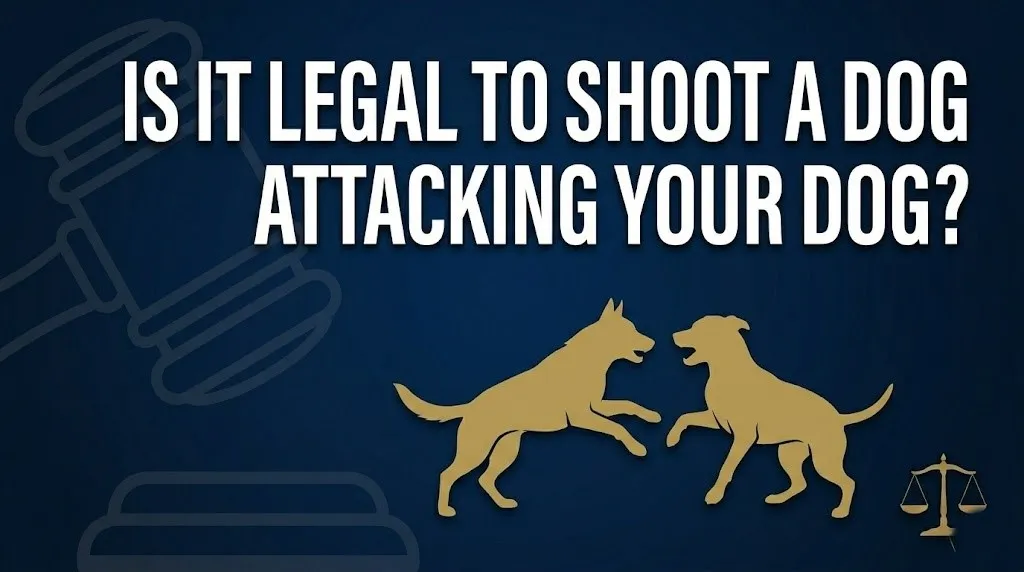 shooting a dog