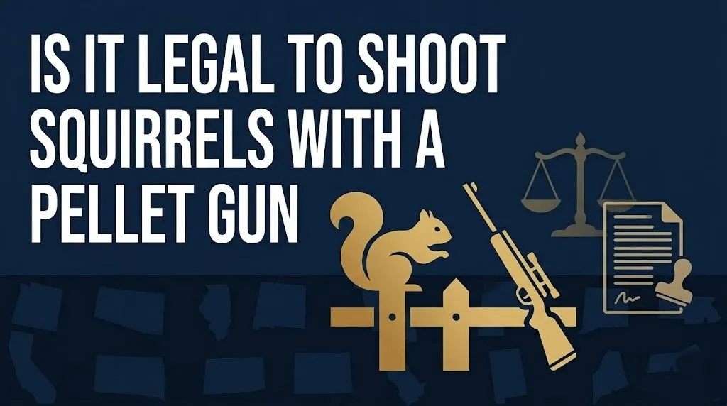 shooting squirrels with a pellet gun