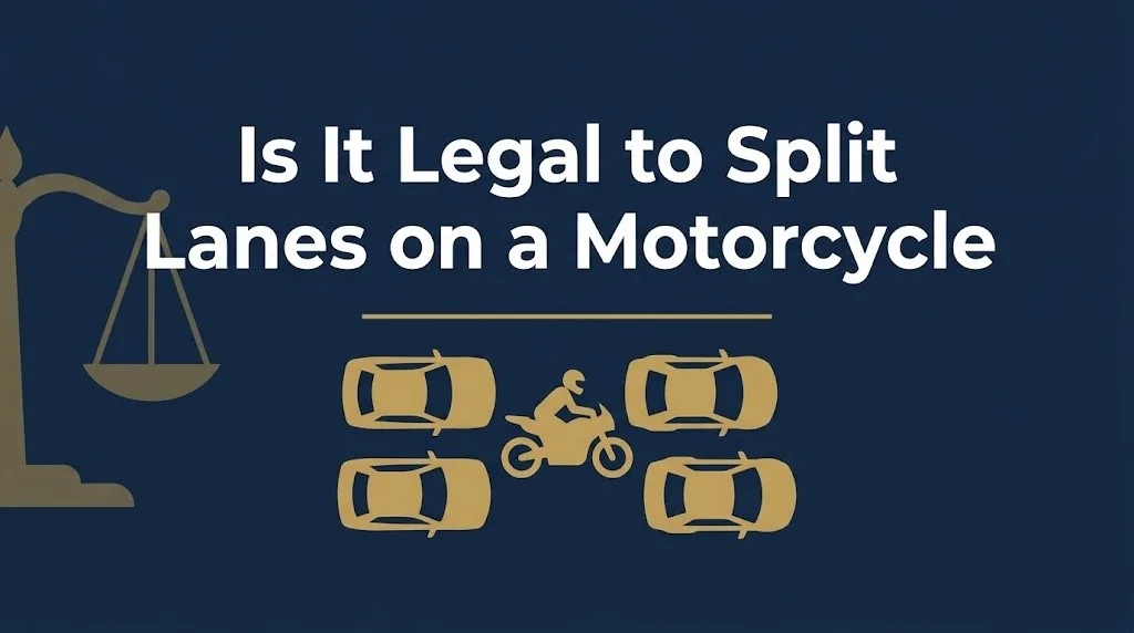 split lanes on a motorcycle
