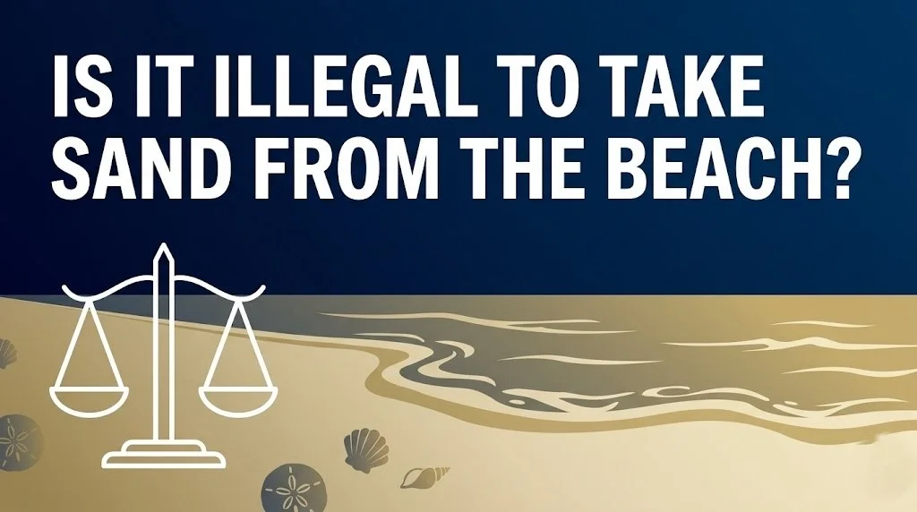 take sand from the beach