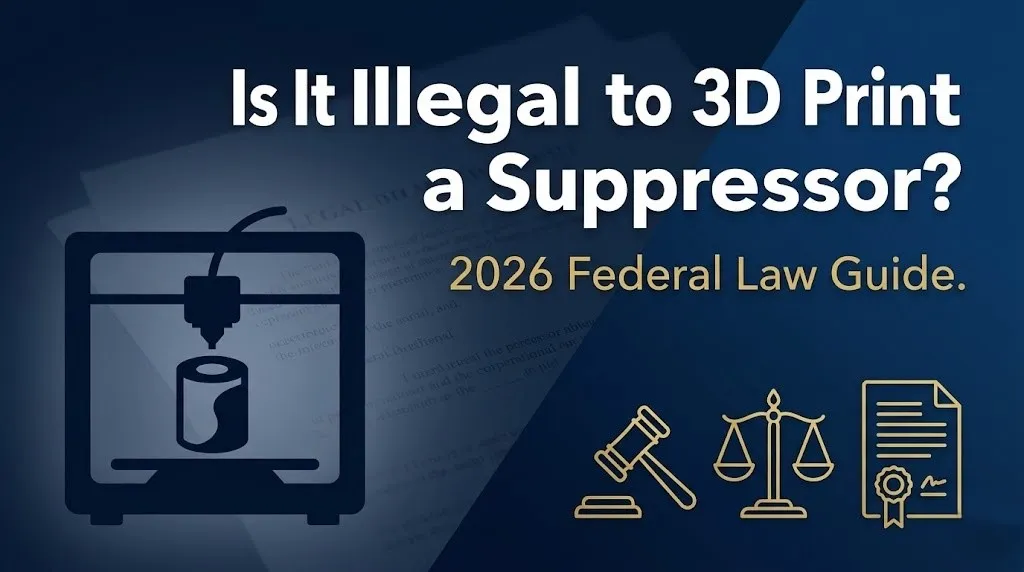 3D printing a suppressor