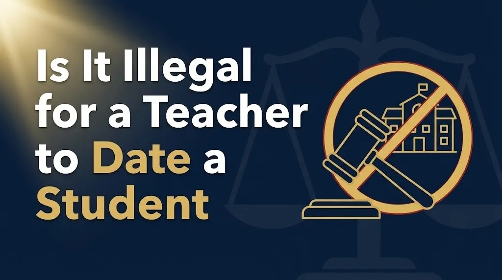 A teacher dating a student