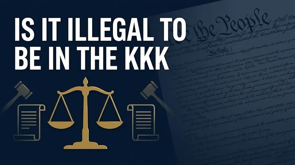 Being a member of the KKK