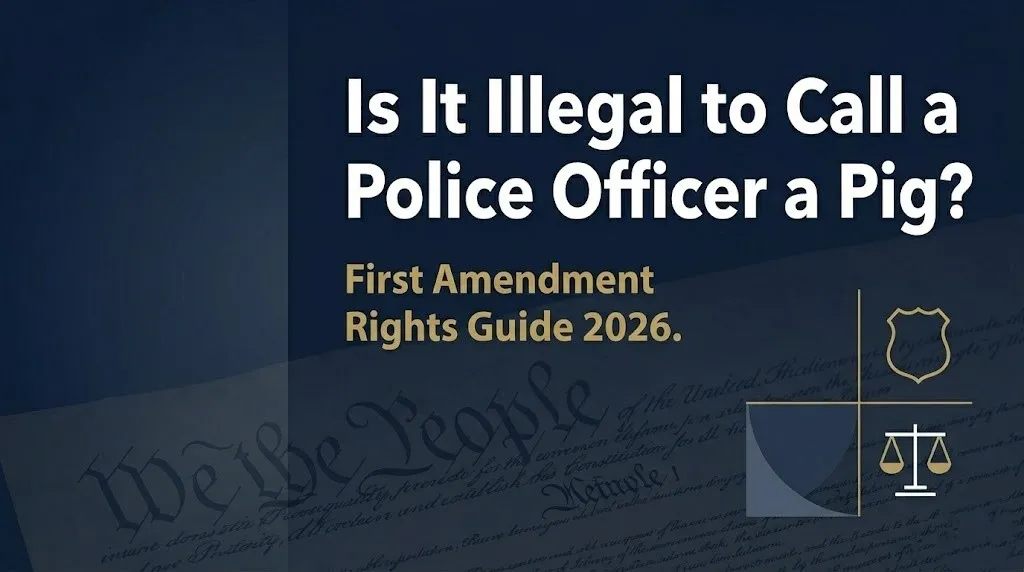 Calling a police officer a pig