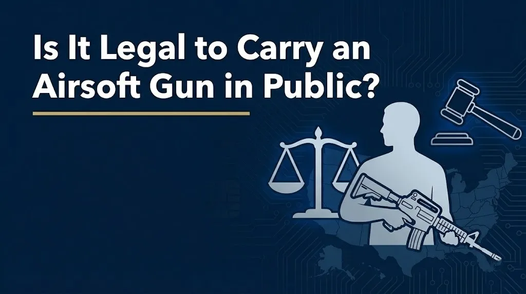 Carrying an airsoft gun