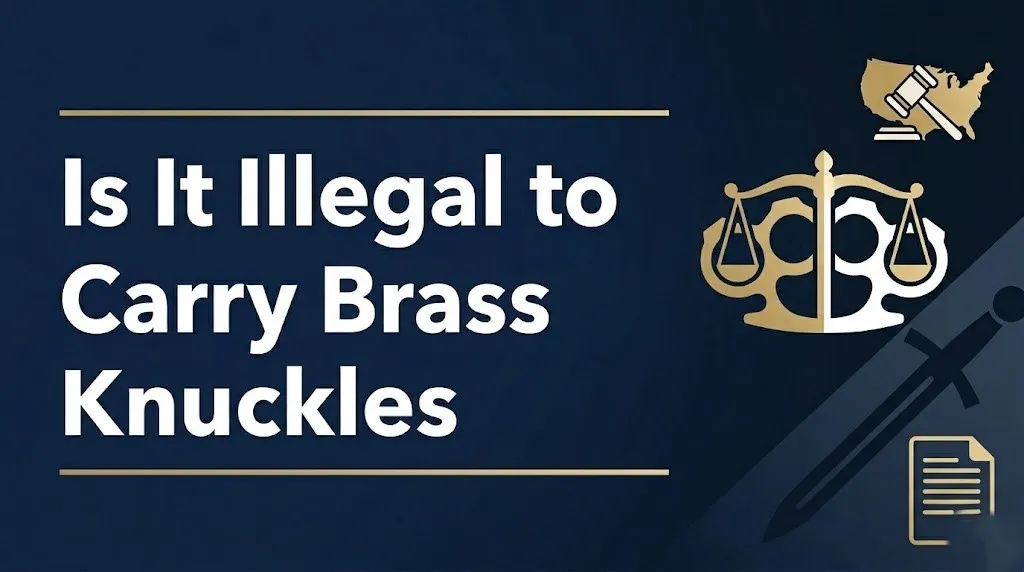 Carrying brass knuckles