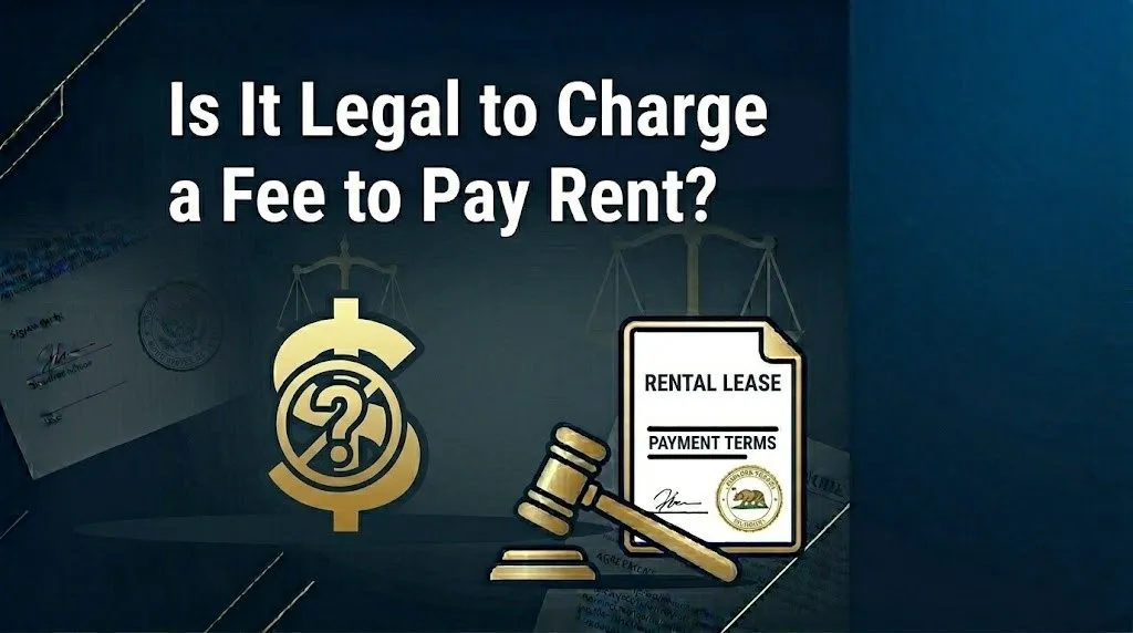Charging a fee to pay rent