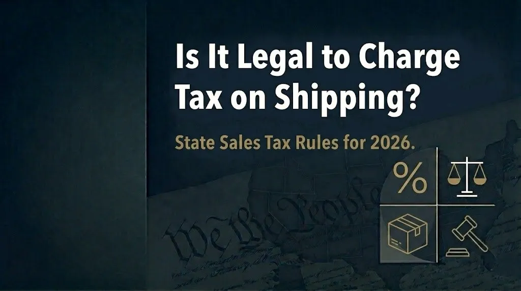 Charging tax on shipping