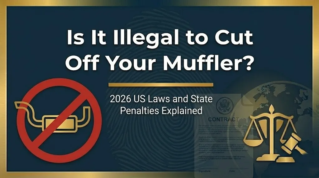 Cutting off your muffler
