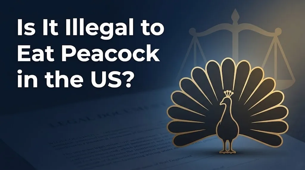 Eating peacock