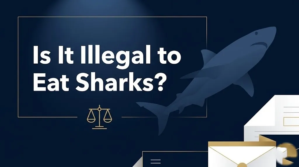 Eating shark meat