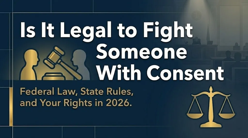 Fighting someone with their consent