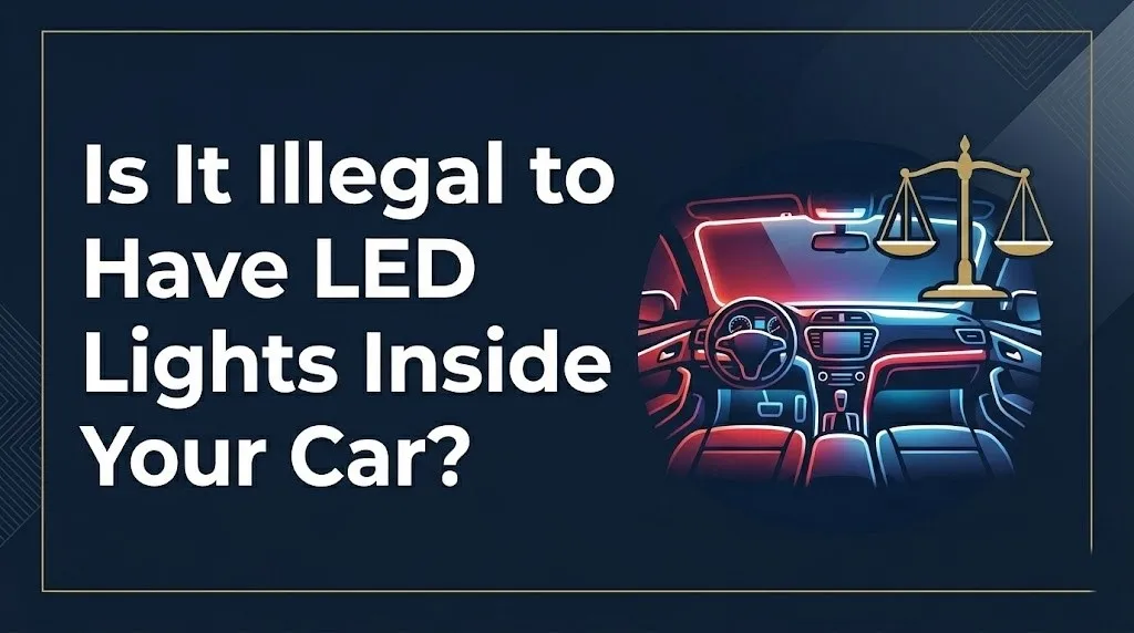 Having LED lights inside your car