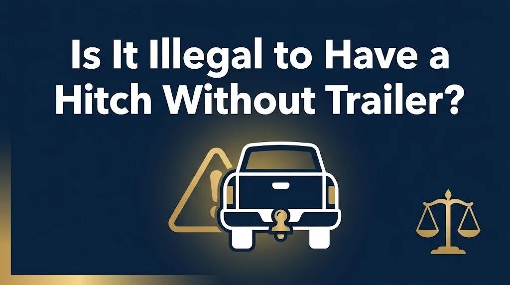Having a hitch without a trailer
