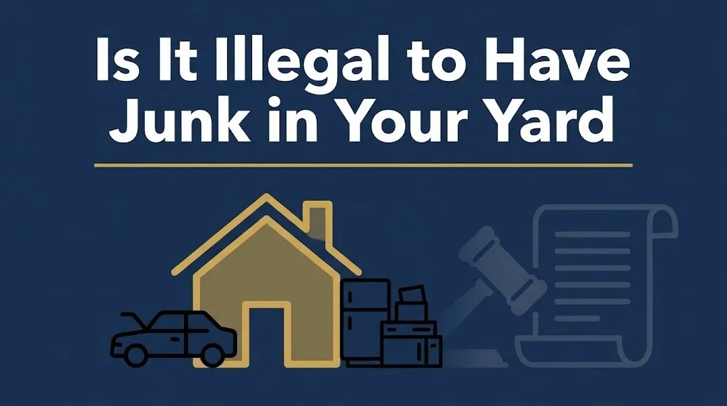 Having junk in your yard