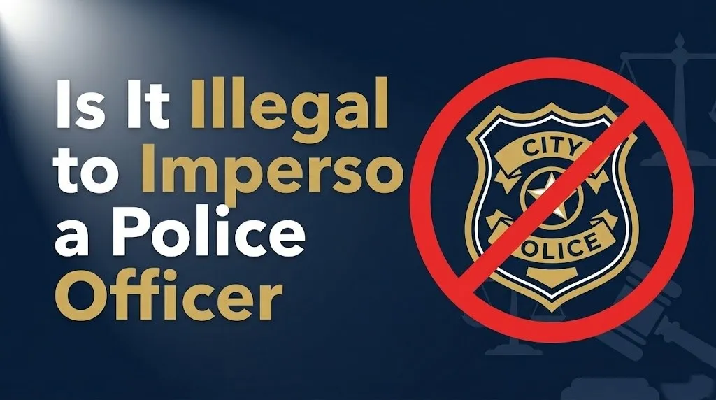 Impersonating a police officer