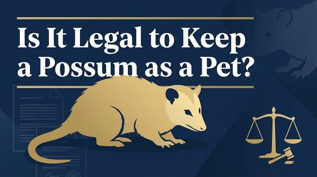 Keeping a possum as a pet