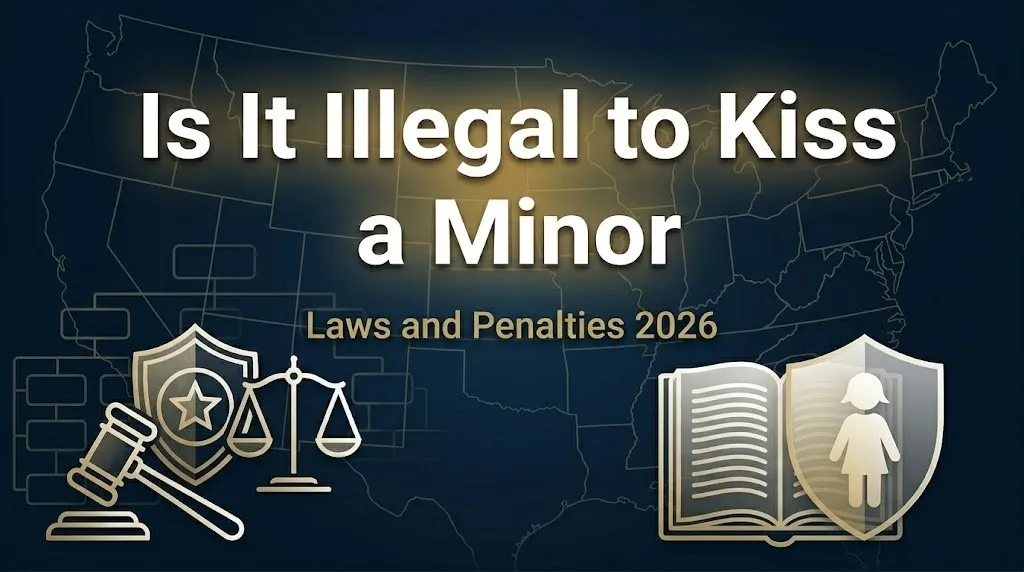 Kissing a minor