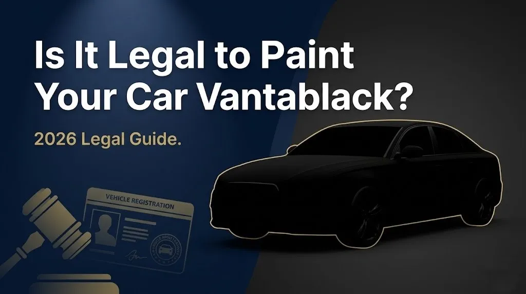 Painting your car Vantablack