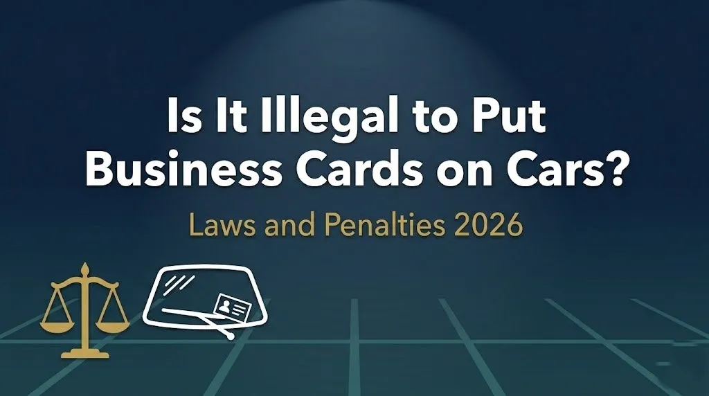 Putting business cards