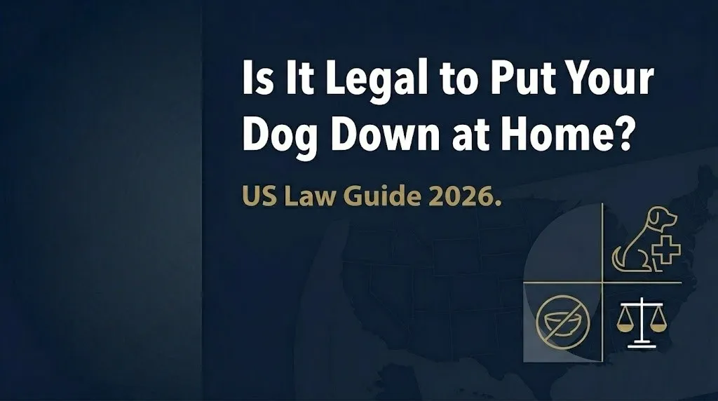 Putting your dog down at home