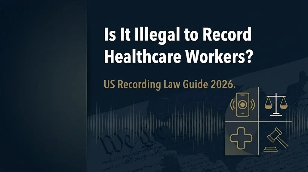 Recording healthcare workers