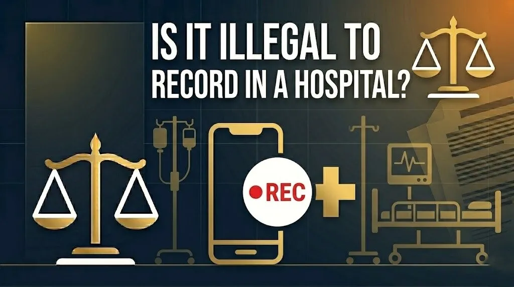 Recording in a hospital