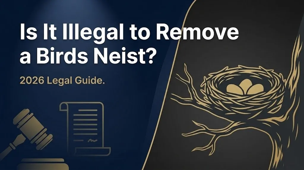 Removing a bird's nest