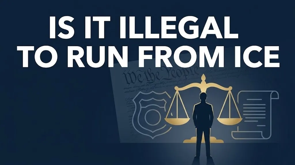 Running from ICE agents