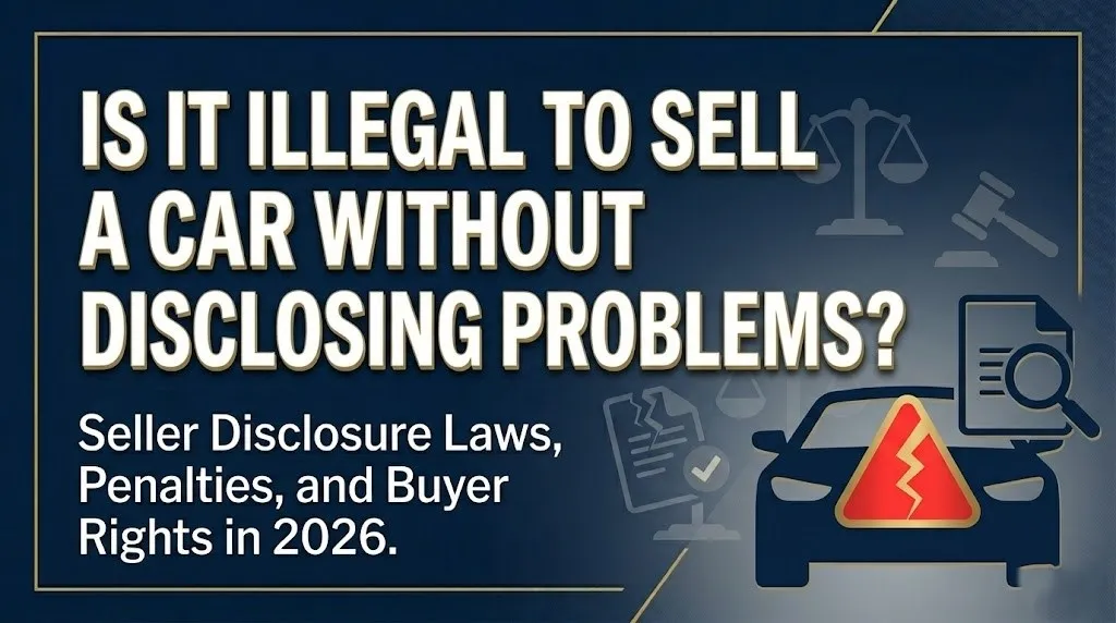 Selling a car without disclosing