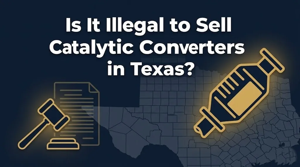 Selling a catalytic converter