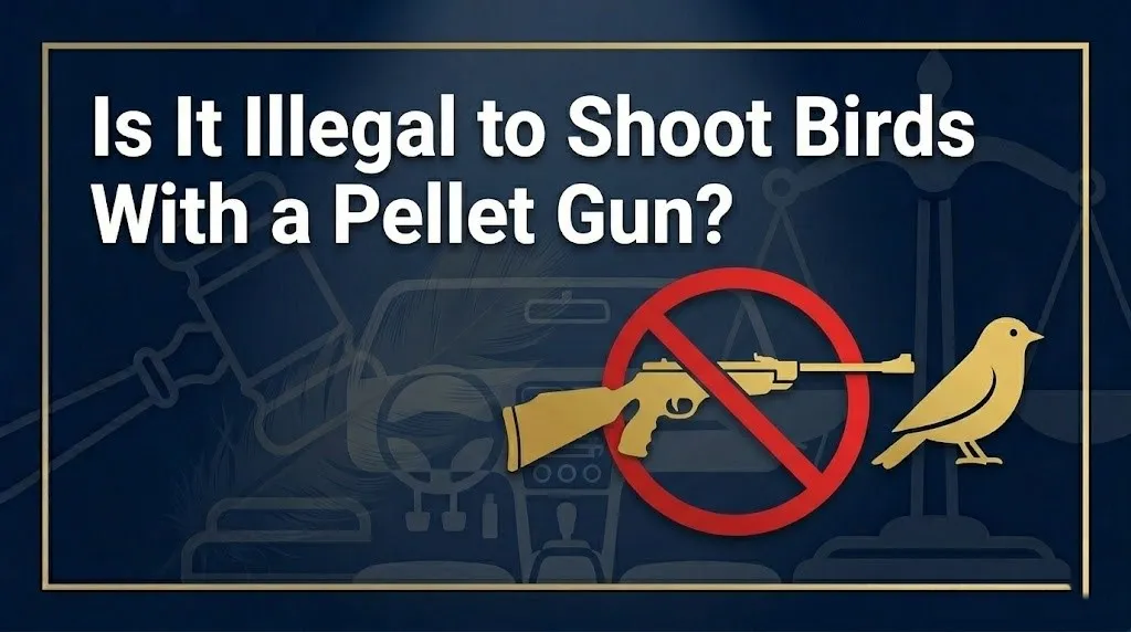 Shooting most birds with a pellet gun